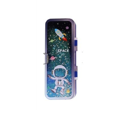 Double Compartment Pencil Box for kids - Astronaut